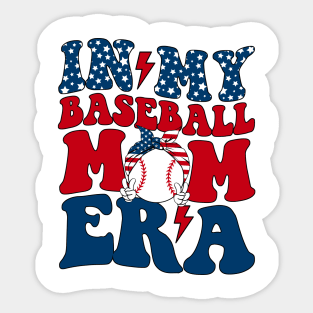 In My Baseball Mom Era Sticker